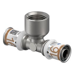 Uponor S-Press Plus T-Stück mit Innengewinde, 16mm x Rp 1/2" FT-16... UPONOR-1070595 6414905219155 (Abb. 1)