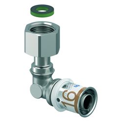 Uponor S-Press Plus Winkelverschraubung IG 20mm x G 3/4", SN... UPONOR-1105819 6414905529766 (Abb. 1)