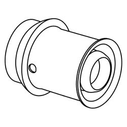Uponor S-Press Plus Endstück d. 16mm, 1070621... UPONOR-1070621 6414905219414 (Abb. 1)
