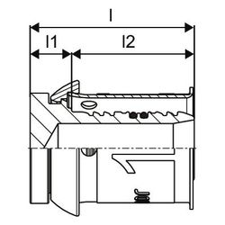 Uponor S-Press Plus Endstück d. 16mm, 1070621... UPONOR-1070621 6414905219414 (Abb. 1)