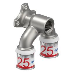 Uponor S-Press Plus U-Wandscheibe, 25mm x Rp 1/2", FT-25... UPONOR-1070633 6414905219490 (Abb. 1)