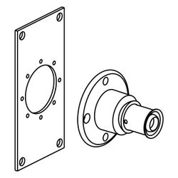 Uponor S-Press Plus Mauerdurchführung, 16mm x G 1/2" FT... UPONOR-1070652 6414905219681 (Abb. 1)