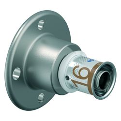 Uponor S-Press Plus Mauerdurchführung, 16mm x G 1/2" FT... UPONOR-1070652 6414905219681 (Abb. 1)