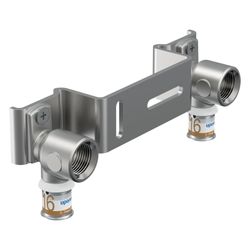 Uponor S-Press Plus Montageeinheit Gemini, 16mm x Rp 1/2" FT, c/c 150mm... UPONOR-1070664 6414905219803 (Abb. 1)