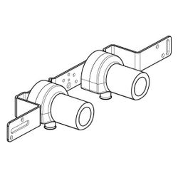 Uponor S-Press Plus Montageeinheit mit Schallset, 16mm x Rp 1/2" FT, c/c 150mm... UPONOR-1070666 6414905219827 (Abb. 1)
