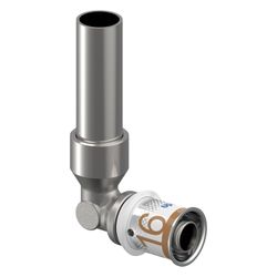 Uponor S-Press Plus HK-Anschlusswinkel plattiert, 16mm x 15CU, 1000mm... UPONOR-1070679 6414905219957 (Abb. 1)