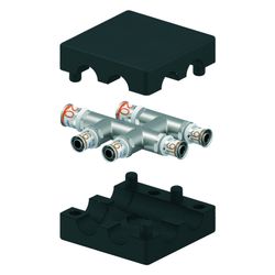 Uponor S-Press Plus HK-Kreuzfitting mit Dämmbox isoliert, 20x16x16mm... UPONOR-1070690 6414905220069 (Abb. 1)