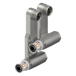 Uponor S-Press Plus SL-Anschlussgarnitur, 16mm x G 1/2" MT-0... UPONOR-1070695 6414905220120 (Abb. 1)