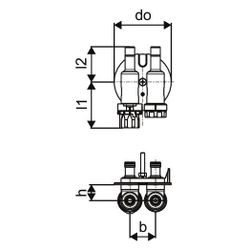 Uponor Contec Adapterstecker T2 SV, 1078344... UPONOR-1078344 4021598130548 (Abb. 1)