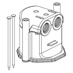 Uponor Contec Thermische Steckdose oct G 1/2" FT, 1078345... UPONOR-1078345 4021598130555 (Abb. 1)