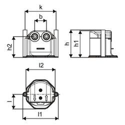 Uponor Contec Thermische Steckdose oct G 1/2" FT, 1078345... UPONOR-1078345 4021598130555 (Abb. 1)
