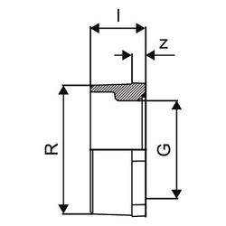 Uponor Ecoflex Reduzierung R 4 x G 3" , 1078369... UPONOR-1078369 4021598130289 (Abb. 1)