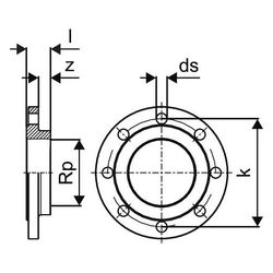 Uponor Ecoflex Gewindeflansch F 100/8-180, Rp 4" , 1078370... UPONOR-1078370 4021598130296 (Abb. 1)