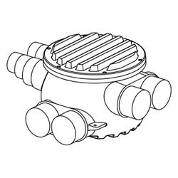 Uponor Ecoflex Schacht, 2x250 x 6x140/175/200, 1084576... UPONOR-1084576 4021598132399 (Abb. 1)
