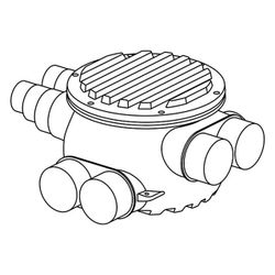 Uponor Ecoflex Schacht, 6x250 x 2x140/175/200, 1084578... UPONOR-1084578 4021598132412 (Abb. 1)