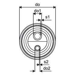 Uponor Ecoflex Aqua Twin 32x4,4mm-25x3,5mm, Mantel 175mm... UPONOR-1018140 4021598111738 (Abb. 1)