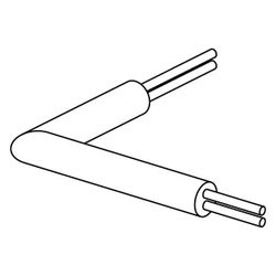 Uponor Ecoflex Hauseinführungsbogen Twin 2x75x6,8mm, Mantel 140mm... UPONOR-1118776 6414905552269 (Abb. 1)
