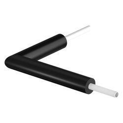 Uponor Ecoflex Hauseinführungsbogen Single 50x4,6mm, Mantel 140mm... UPONOR-1118765 6414905552283 (Abb. 1)