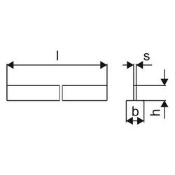 Uponor Minitec Bewegungsfugenprofil, 1,3m, 40x10mm, 1085981... UPONOR-1085981 4021598133662 (Abb. 1)