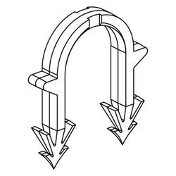 Uponor Tacker-Nadel, 14-20mm, H 40mm, 1086529... UPONOR-1086529 4021598134751 (Abb. 1)