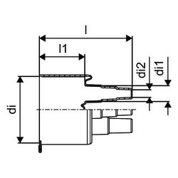 Uponor Ecoflex Gummi-Endkappe Quattro 18-32mm plus 25-32mm, Mantel 175mm... UPONOR-1018306 6414905257911 (Abb. 1)