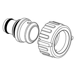 Uponor Aqua Plus Stopfen PPSU PPM, 1087110... UPONOR-1087110 6414905237692 (Abb. 1)