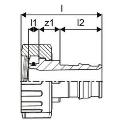 Uponor Aqua Plus Q und E Übergang PPSU PPM 18mm... UPONOR-1087115 6414905237746 (Abb. 1)