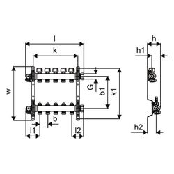 Uponor Vario S Verteiler LS 14x3/4 Euro... UPONOR-1088869 6414905243075 (Abb. 1)
