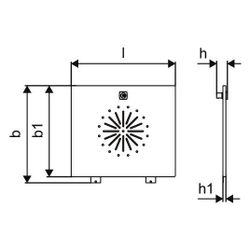 Uponor Aqua Plus Entwässerungsklappe A, 320x280mm, 1088756... UPONOR-1088756 6414905242368 (Abb. 1)