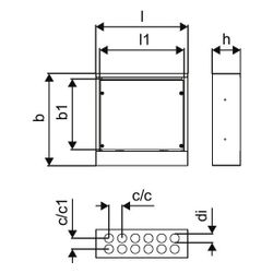 Uponor Aqua Plus Verteilerschrank FS B, 550x500x118mm... UPONOR-1088758 6414905242382 (Abb. 1)