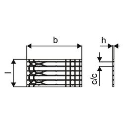 Uponor Vario Heat Protect Rohrführungsplatte 27mm... UPONOR-1090044 6414905222117 (Abb. 1)