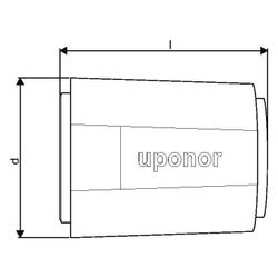 Uponor Vario PLUS Thermoantrieb PRO 24V 1W NC VA02 MT 30x1,5... UPONOR-1090262 6414905217939 (Abb. 1)
