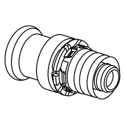 Uponor S-Press Kupplung auf Edelstahl/CU M 20-22CU-SST... UPONOR-1090683 6414905221080 (Abb. 1)
