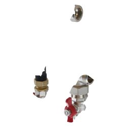 Uponor Vario Wassermengenzähler-Anschlussset vertikal G 1", 130mm... UPONOR-1090729 6414905221325 (Abb. 1)