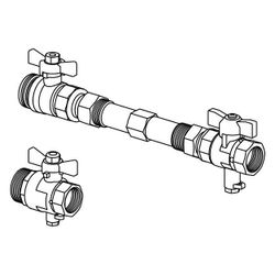 Uponor Vario Wassermengenzähler-Anschlussset horizontal G 3/4", 110mm... UPONOR-1090730 6414905221349 (Abb. 1)
