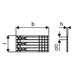 Uponor Vario Heat Protect Rohrführungsplatte mit Trittschallschutz 32mm... UPONOR-1091817 6414905223886 (Abb. 1)
