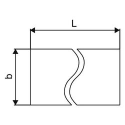 Uponor Ecoflex Trassenwarnband, rot, 40mm x 30m, 1105785... UPONOR-1105785 6414905528837 (Abb. 1)