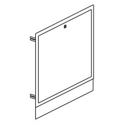 Uponor Vario Schrank Rahmen/Tür IW S, 850x730mm... UPONOR-1093542 6414905230198 (Abb. 1)