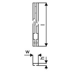 Uponor Vario Schiene, 1093555... UPONOR-1093555 6414905230365 (Abb. 1)