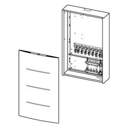 Uponor Combi Port M-Pro Schrank mit Verteiler OW, 1180x700x300mm, 6HM und 9BV... UPONOR-1093820 6414905231508 (Abb. 1)