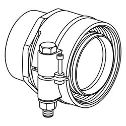 Uponor Ecoflex Anschweißkupplung ST PN 6 EU plus GOST 75x6,8-76,1mm... UPONOR-1094018 6414905231768 (Abb. 1)