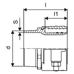 Uponor Ecoflex Anschweißkupplung ST PN 6 EU plus GOST 75x6,8-76,1mm... UPONOR-1094018 6414905231768 (Abb. 1)