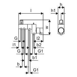 Uponor Fluvia T Pumpengruppe, Push-12 AC-G, 1095128... UPONOR-1095128 6414905428212 (Abb. 1)