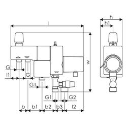 Uponor Fluvia T Pumpengruppe, Push-12 CH-G, 1095131... UPONOR-1095131 6414905428649 (Abb. 1)