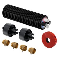 Uponor Ecoflex Thermo Paket Twin HP 2x32x2,9-2x32x3,5/140 12m... UPONOR-1105779 6414905528776 (Abb. 1)