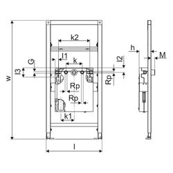Uponor Motion Hygienespülsystem WF, Rp 1/2", 1118176... UPONOR-1118176 6414905512843 (Abb. 1)