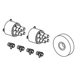Uponor Ecoflex Rohranschluss-Set Thermo Twin HP, 32x2,9mm/140mm... UPONOR-1118630 6414905542529 (Abb. 1)