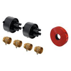 Uponor Ecoflex Rohranschluss-Set Thermo Twin HP, 32x2,9mm/140mm... UPONOR-1118630 6414905542529 (Abb. 1)
