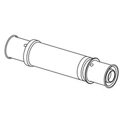 Uponor S-Press Schiebekupplung, 40x40mm, 1118710... UPONOR-1118710 6414905554942 (Abb. 1)