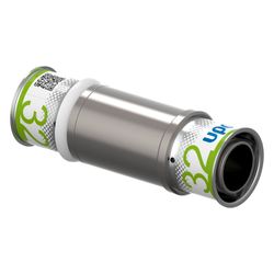 Uponor S-Press Plus Schiebekupplung, 32x32mm, 1118709... UPONOR-1118709 6414905554935 (Abb. 1)